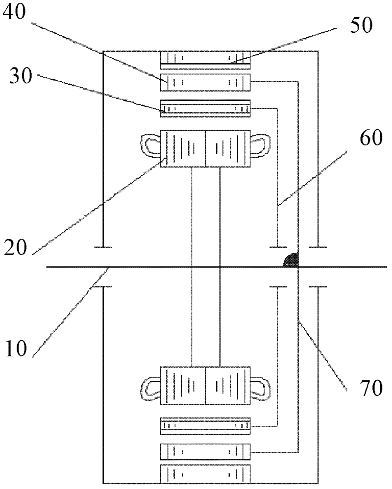 Magnetic gear-type composite hub motor