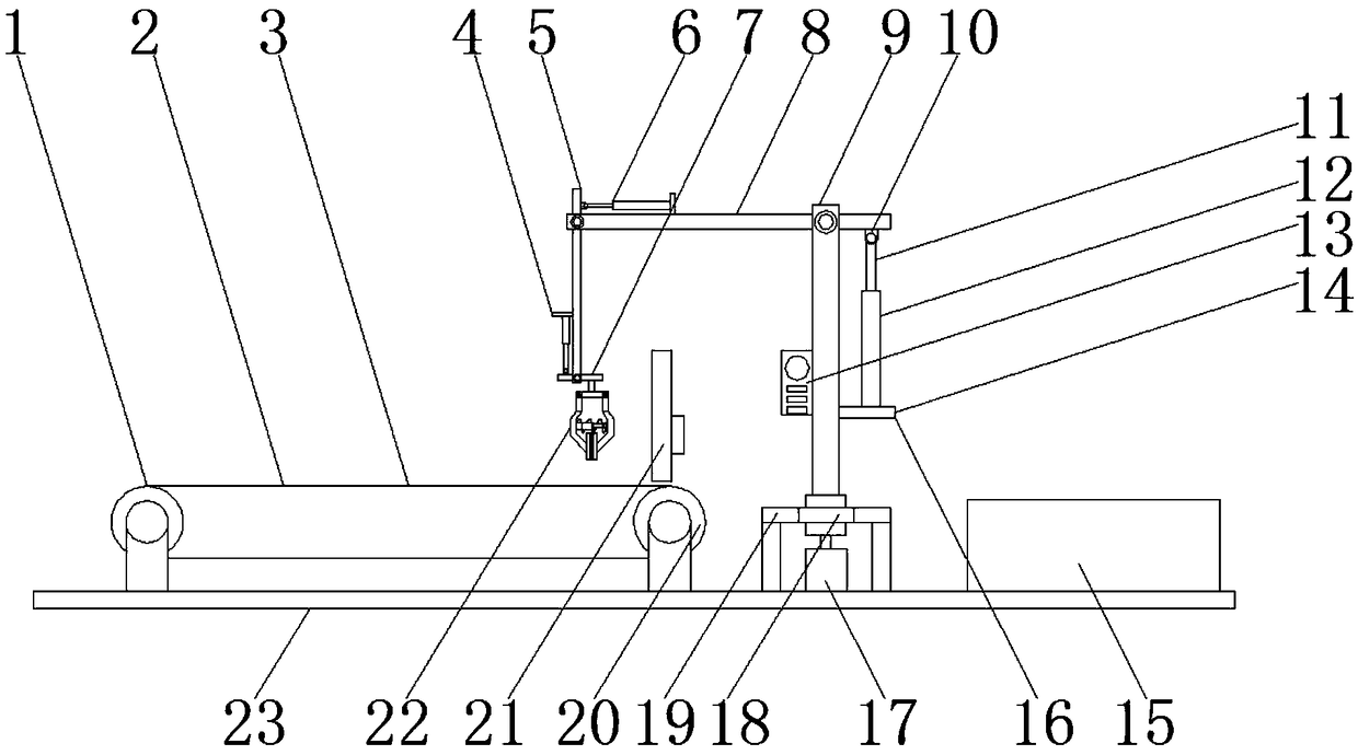 Manufacturing manipulator with automatic clamping and placing functions