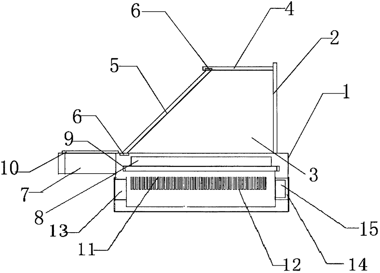 Holographic projection type simulation training device for tourist guide