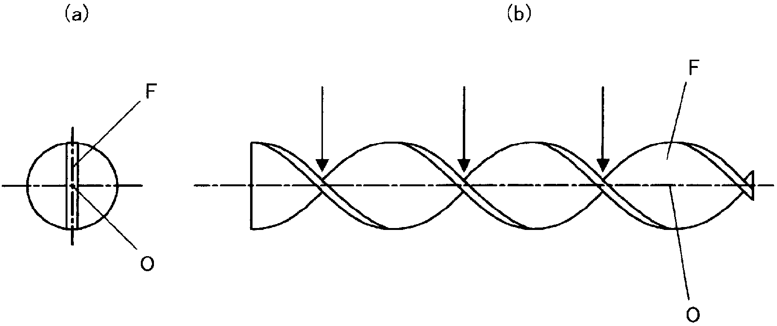 Spiral steel, application product of same, and method for manufacturing spiral steel