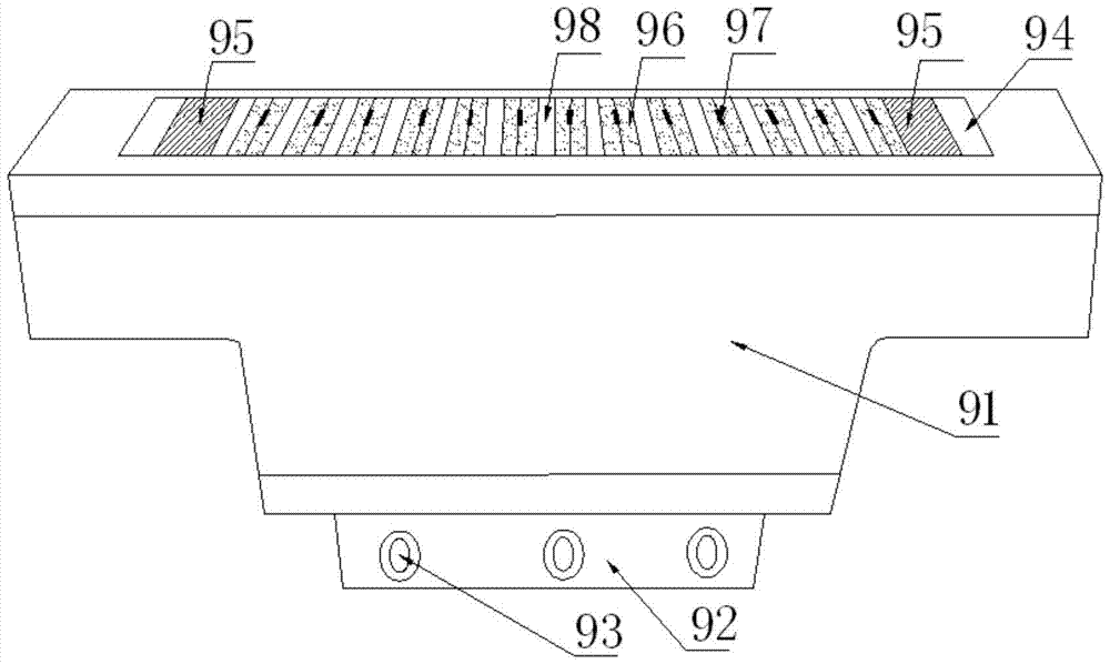 Flexible flat connecting wire slitting system and its control method