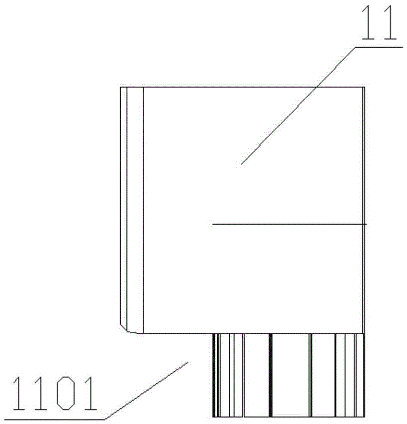 A plastic-steel window frame right-angle screw connection structure and its installation method