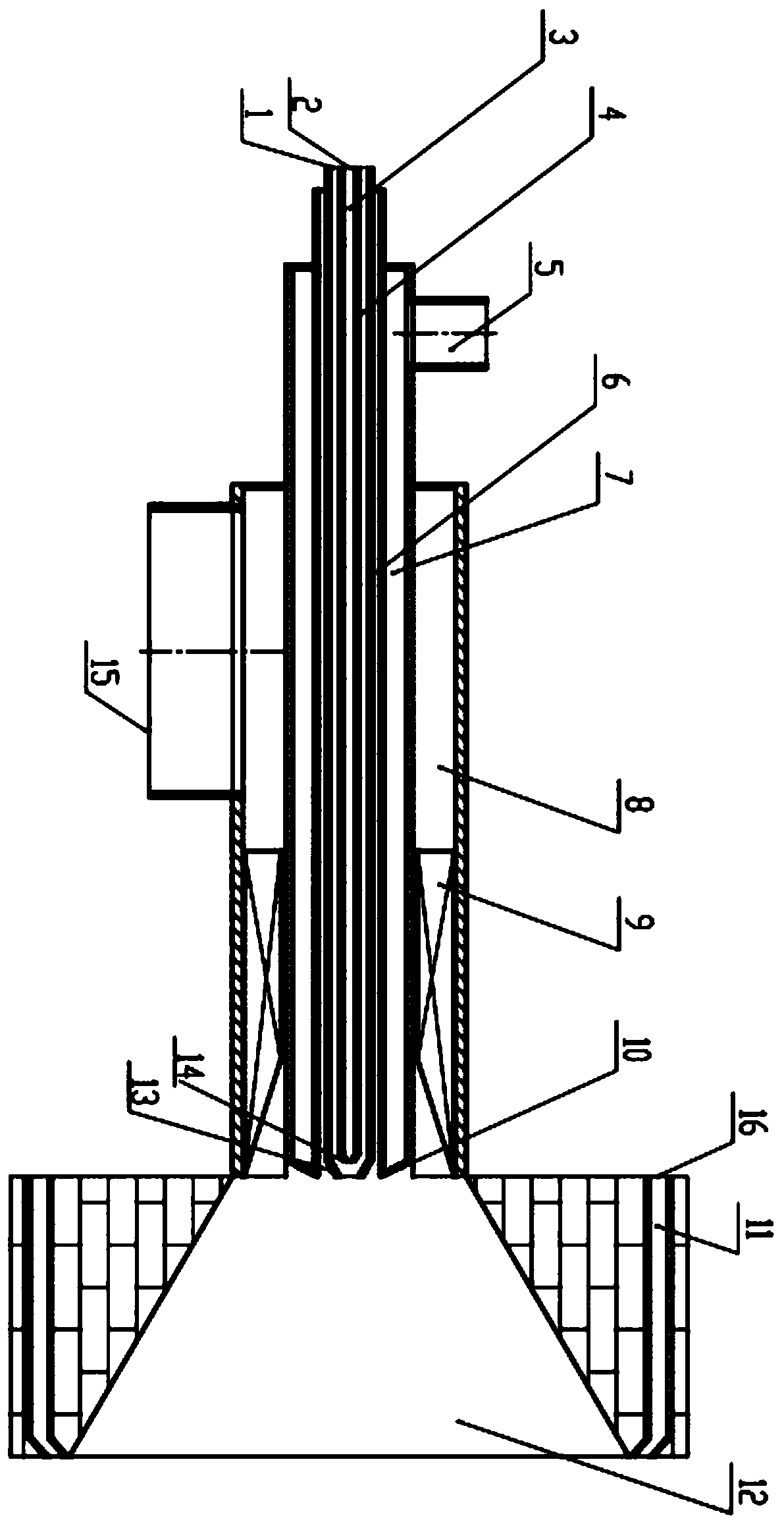 Oil-gas dual-purpose low-nitrogen combustor for boiler combustion