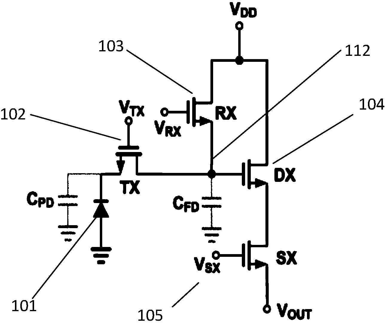 Pixel unit of CMOS image sensor