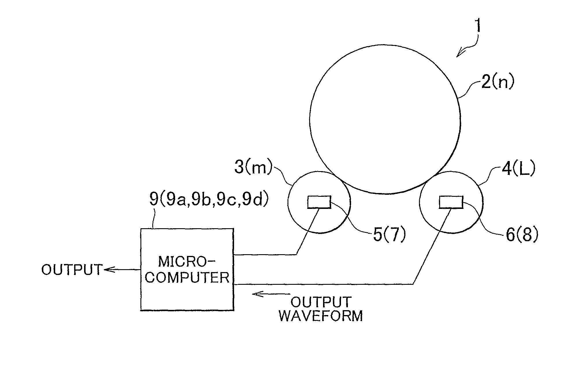 Rotation angle detection device, and rotation angle detection method