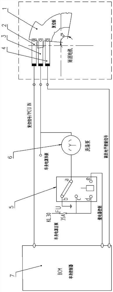 Water spraying control system of automobile water spraying windscreen wiper