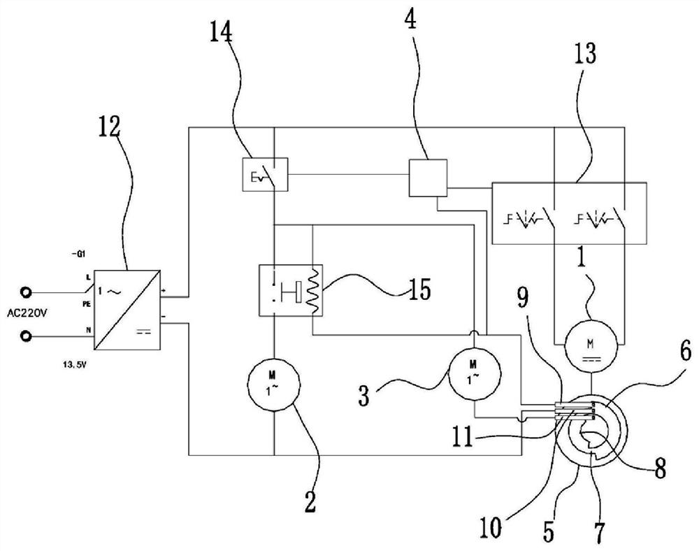 Water spraying control system of automobile water spraying windscreen wiper