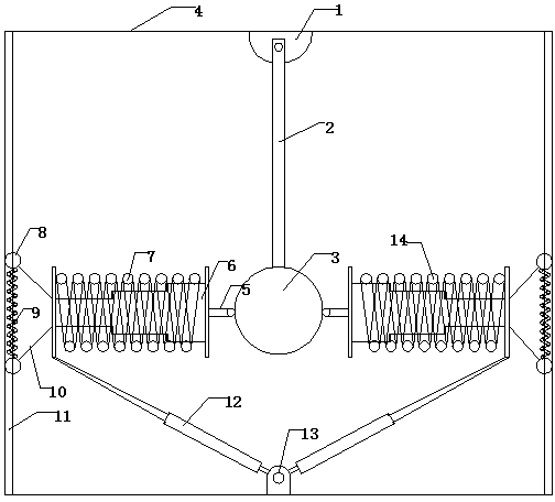 Building damping device