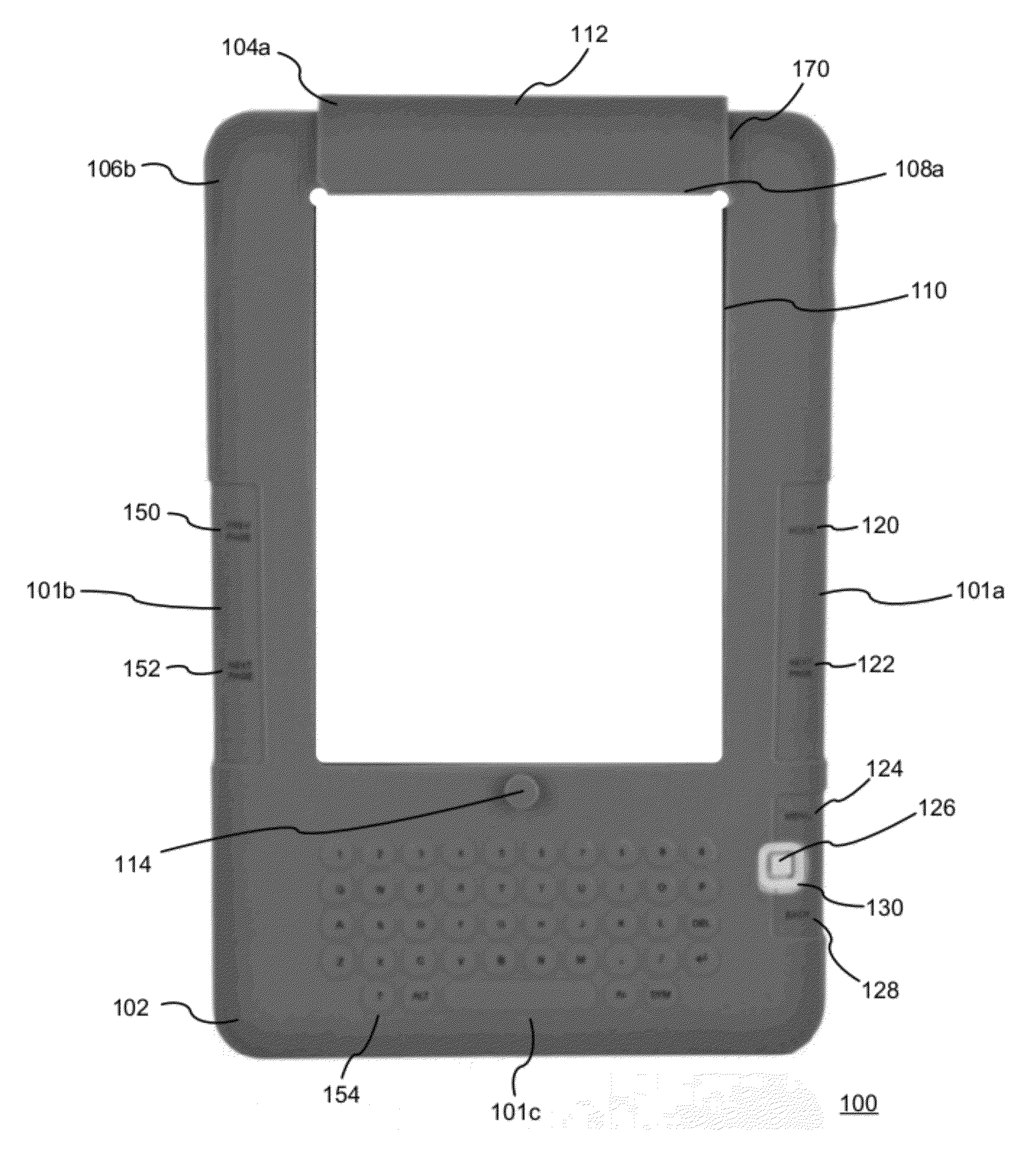 Protective skin for an e-reader