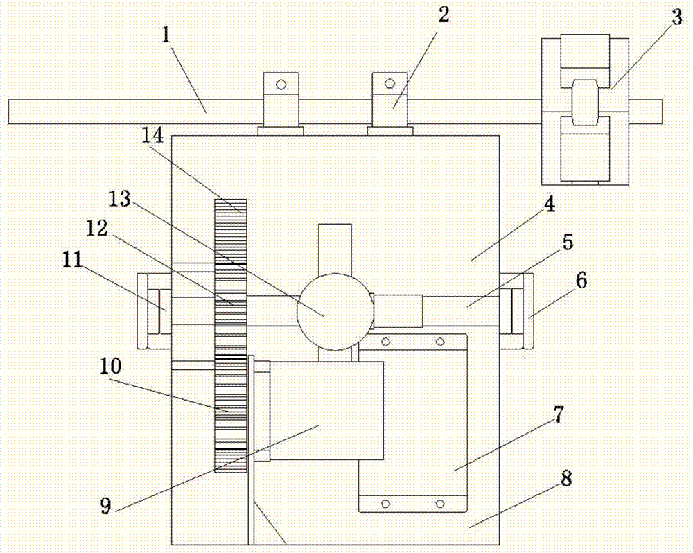 Active anti-galloping device of overhead power transmission line