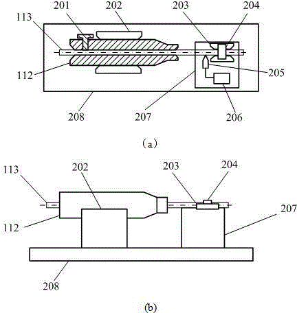 Device and method for measuring focusing constant g of self-focusing optical fiber