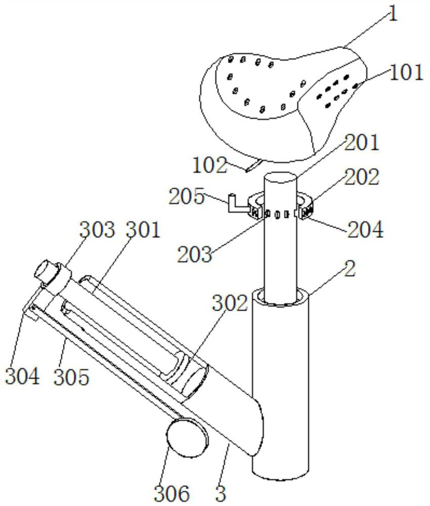 A bicycle saddle that keeps dry continuously