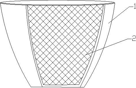 Preparation method of steel cord enhanced graphite silicon carbide crucible