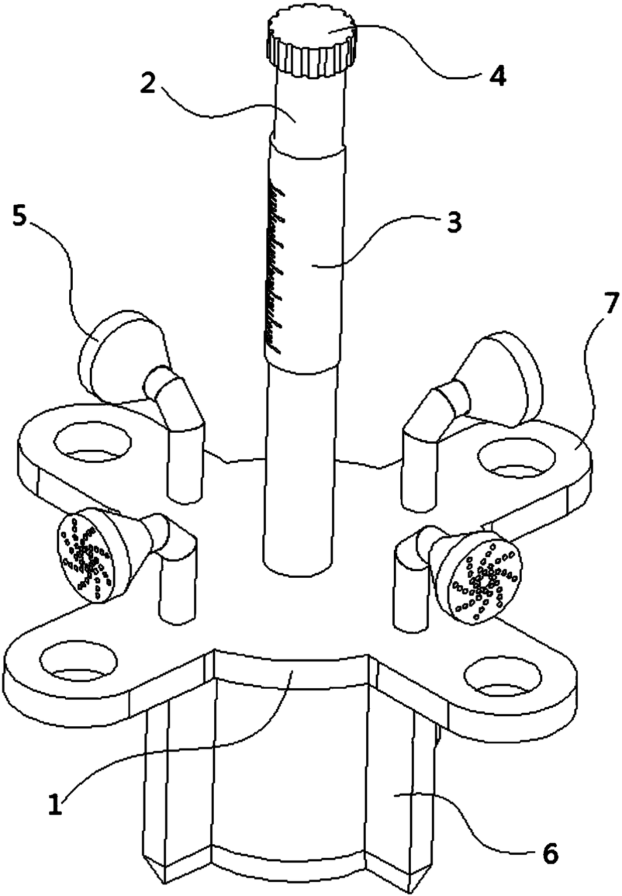 Agricultural pesticide spraying pile