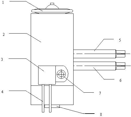 Refrigerant throttling device with temperature monitoring function