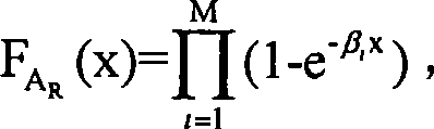 Transmission method for network data of distributed opportunity relay