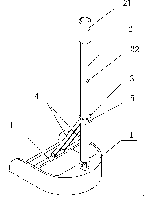 Folding household dustpan