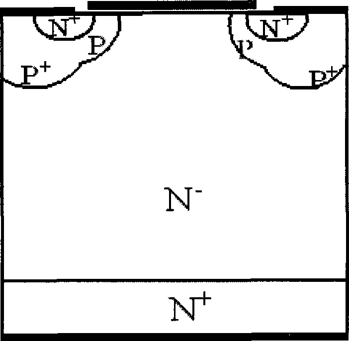 Manufacturing method for vertical DMOS device