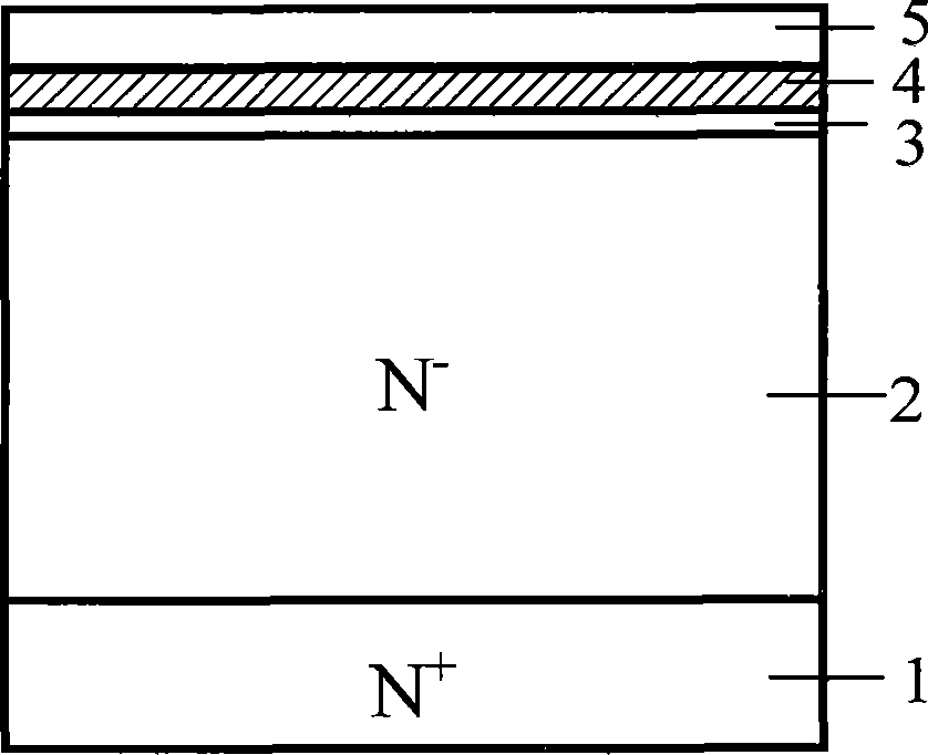 Manufacturing method for vertical DMOS device