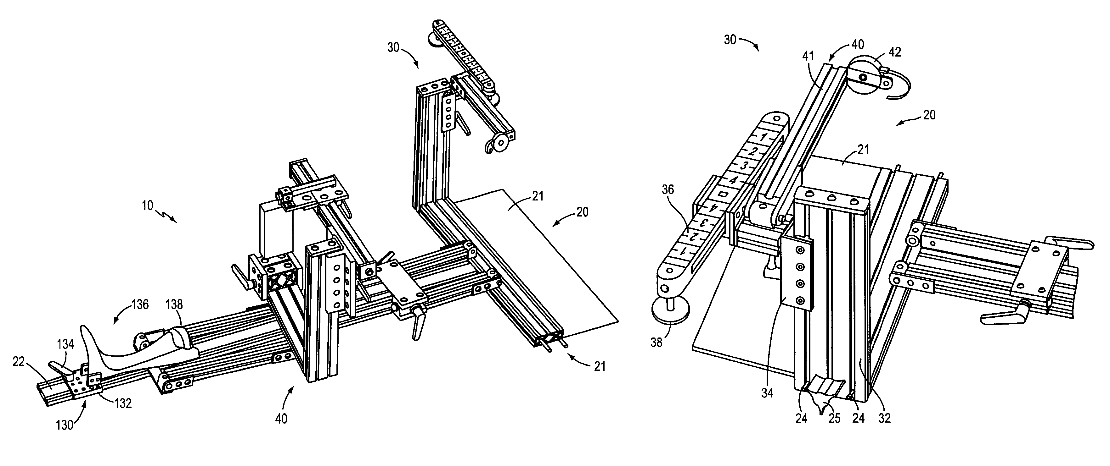 Method and apparatus for aligning a knee for surgery or the like