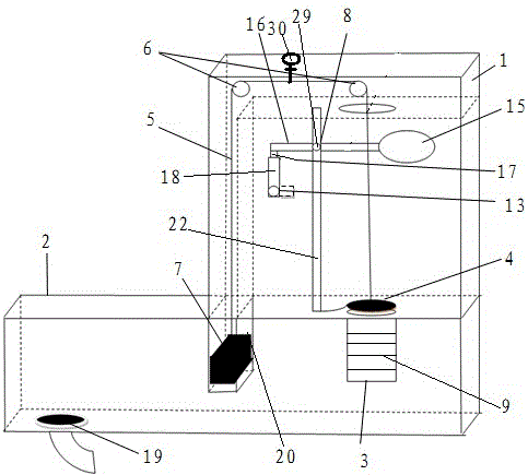 Water feeding device suitable for animal husbandry industry in karst region and method of using same