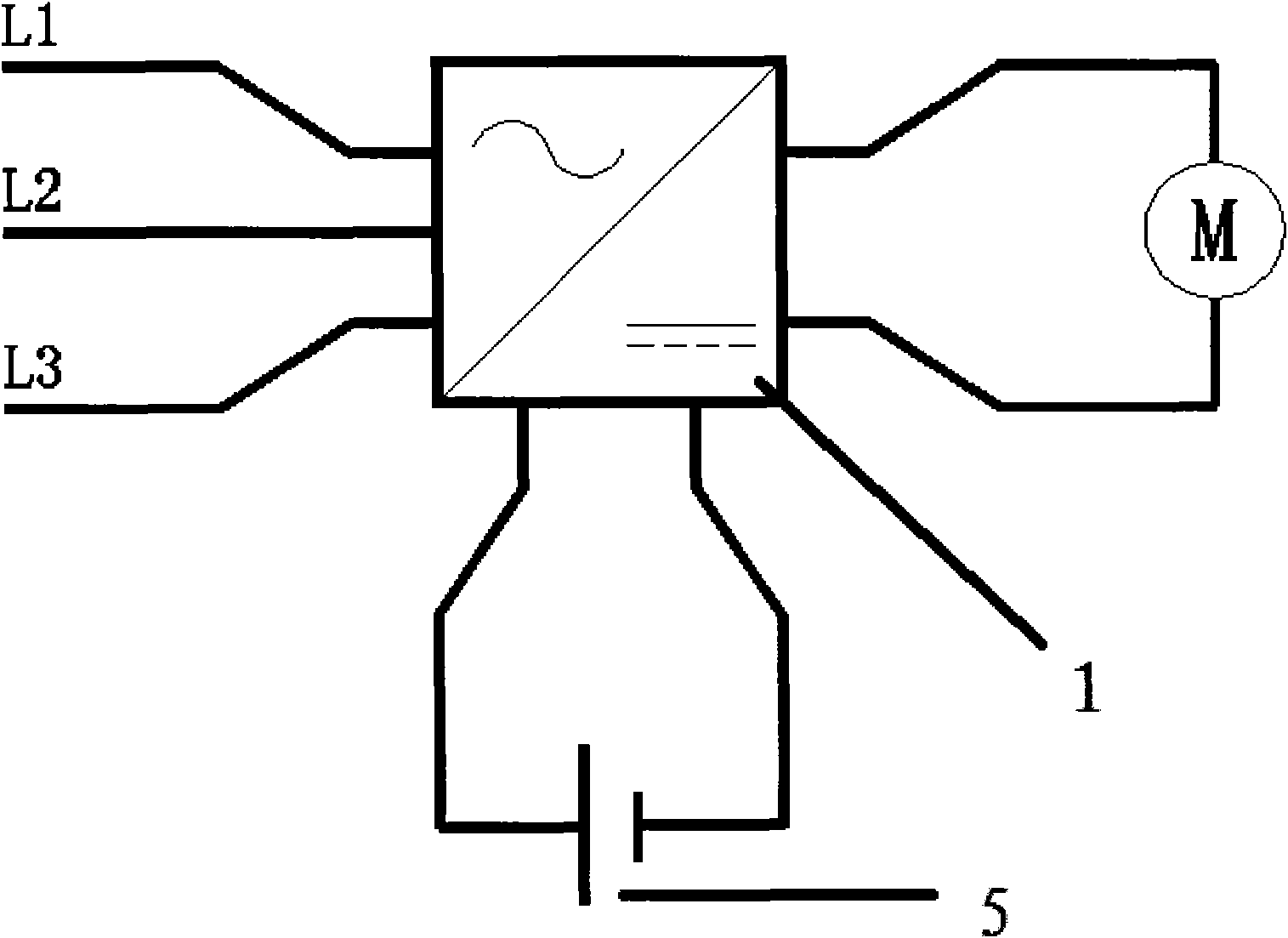 Wind power paddle changing control system