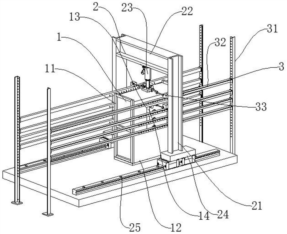 Indoor model test device for simulating stress deformation of karst cave foundation pile and use method thereof