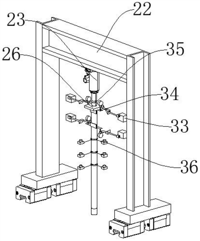 Indoor model test device for simulating stress deformation of karst cave foundation pile and use method thereof