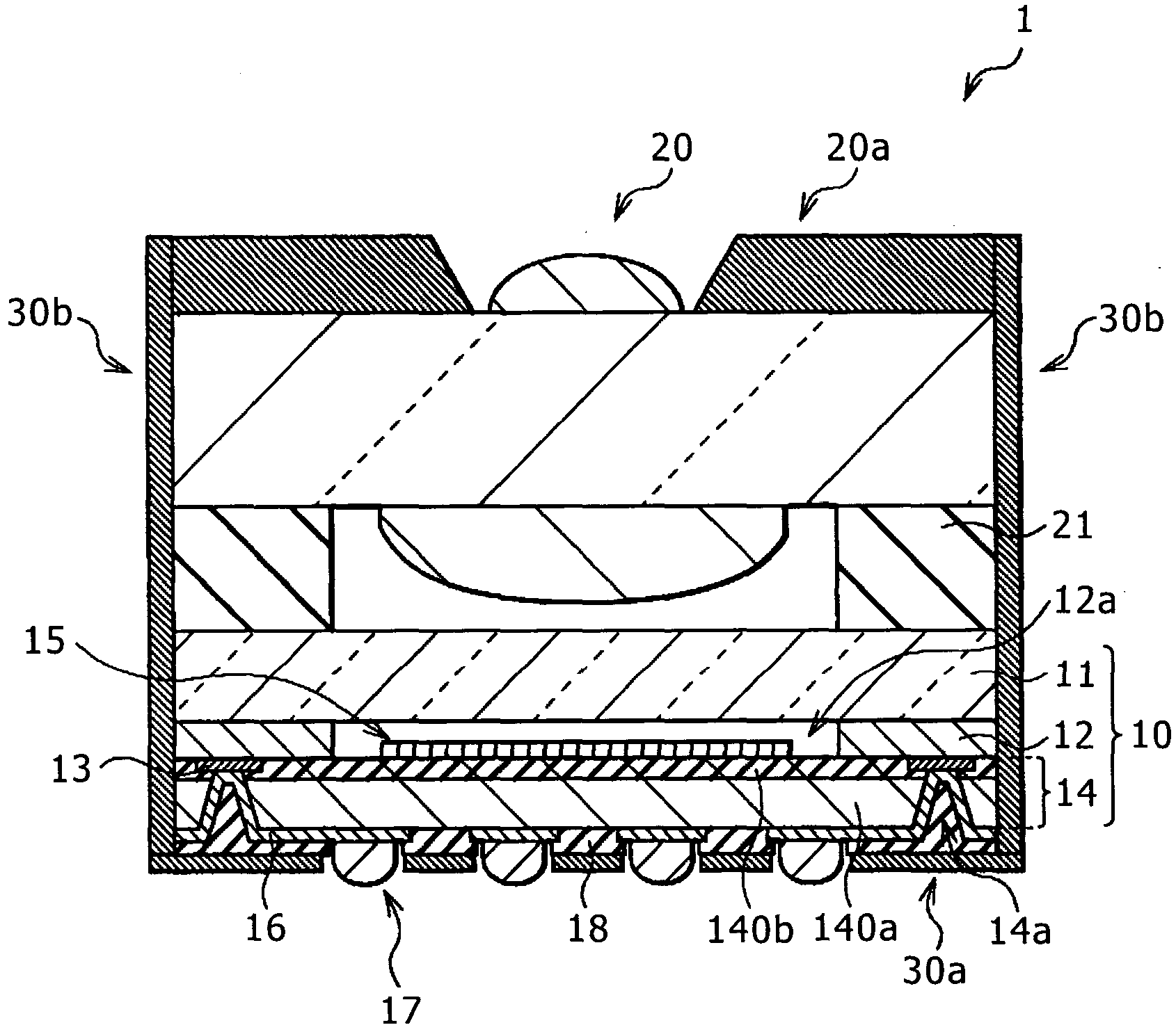 Semiconductor package and manufacturing method for a semiconductor package as well as optical module