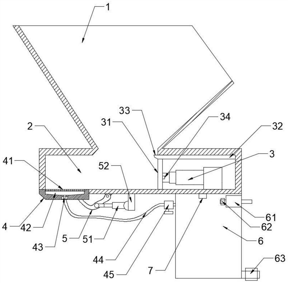 Intelligent conjoined box of garbage truck