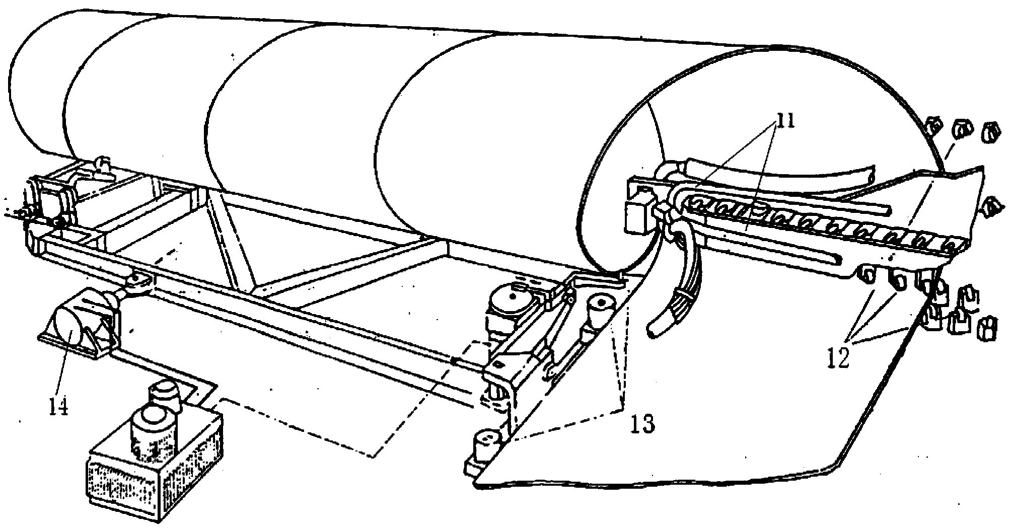 Welding production method for spiral seam submerged-arc welding steel pipes