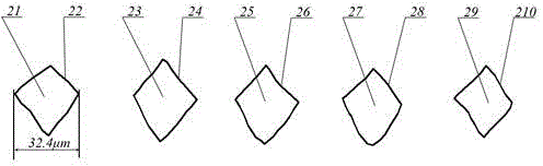 Method for measuring microhardness of curved surface