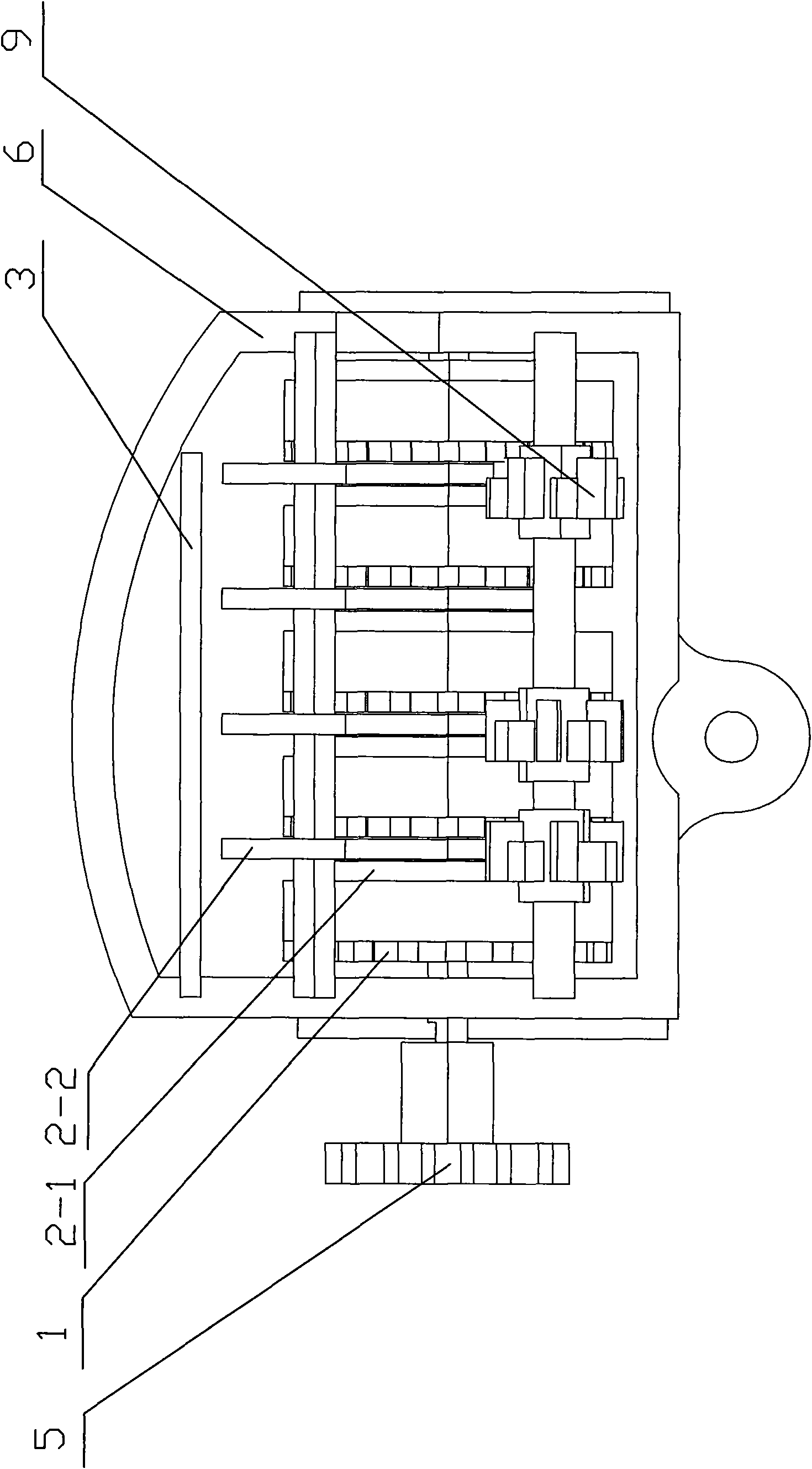 Capacitance-grid remote counter reading device