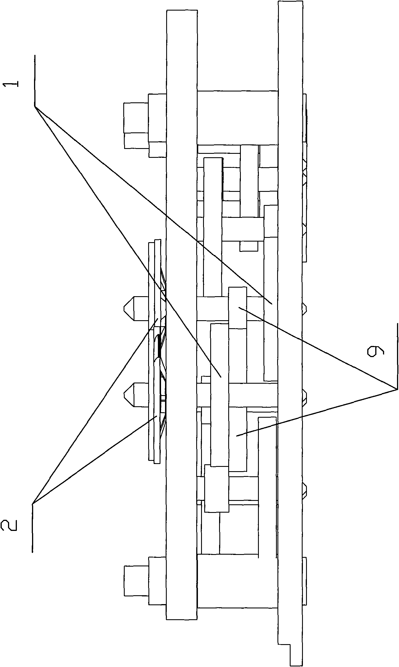 Capacitance-grid remote counter reading device