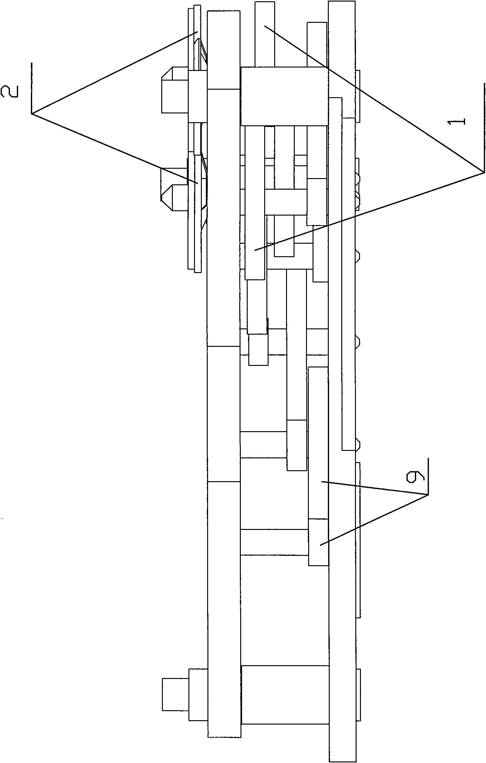 Capacitance-grid remote counter reading device