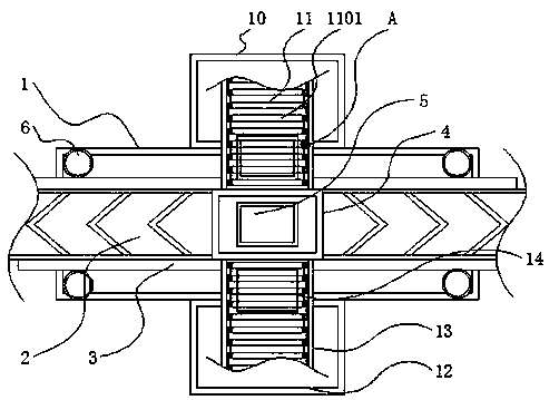 Packaging equipment used for metal wire drawing lubricating powder production and provided with feeding mechanism