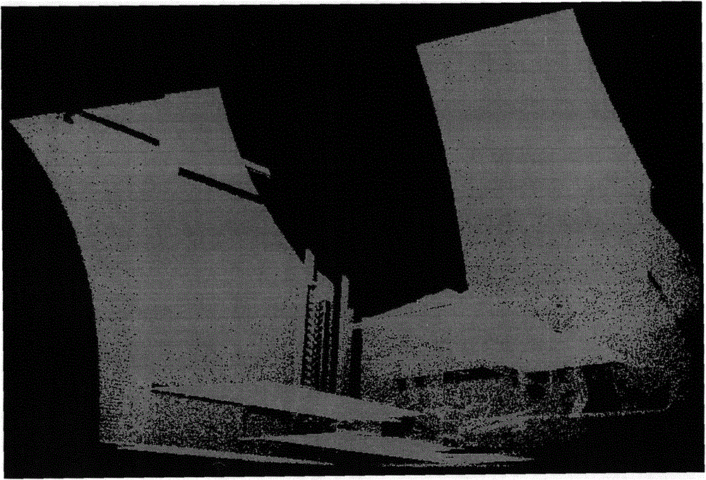 Rapid disperse three-dimensional point cloud filtering method