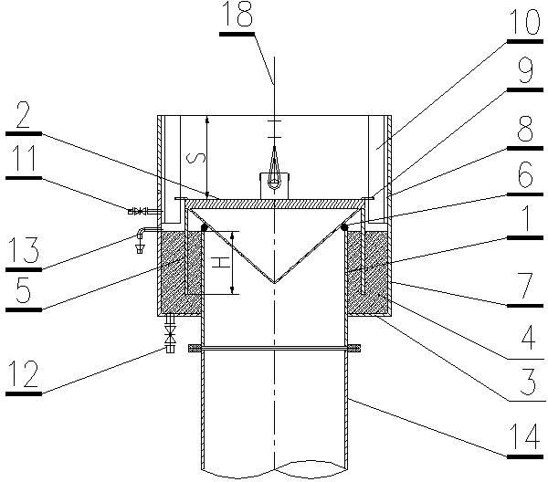 Double-sealing mechanical type bleeding valve for gas holder