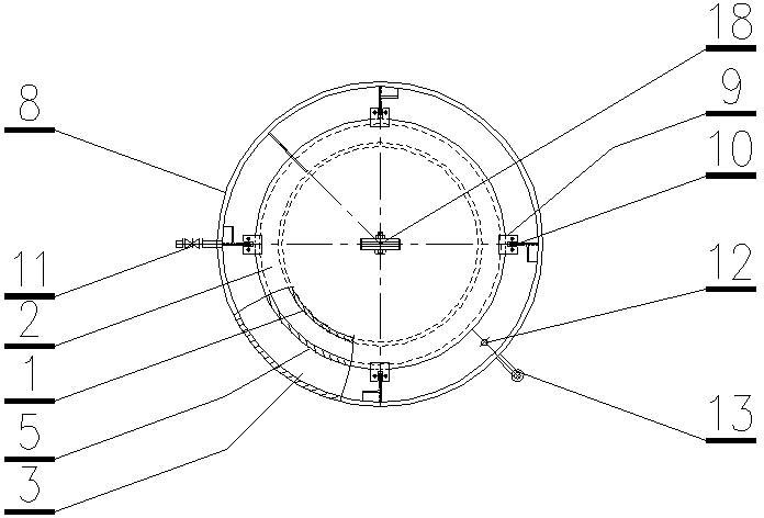 Double-sealing mechanical type bleeding valve for gas holder