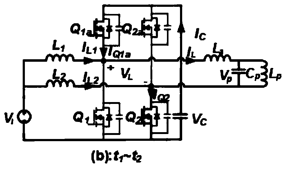 A boost circuit applied to a wireless transmission system