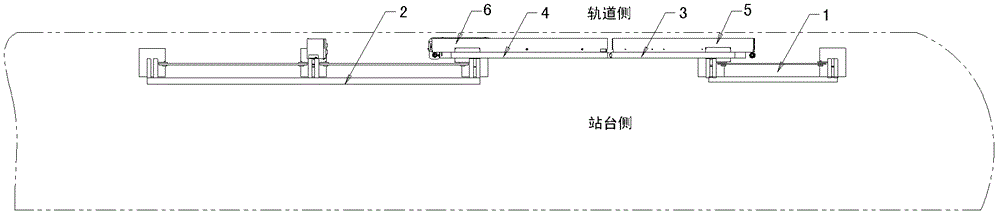 Non-standard electric railing for rail transit platform safety railing system