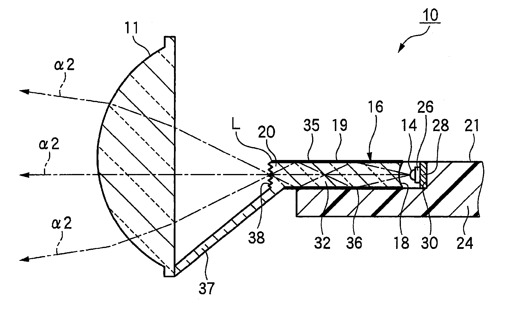 Lighting device for vehicle