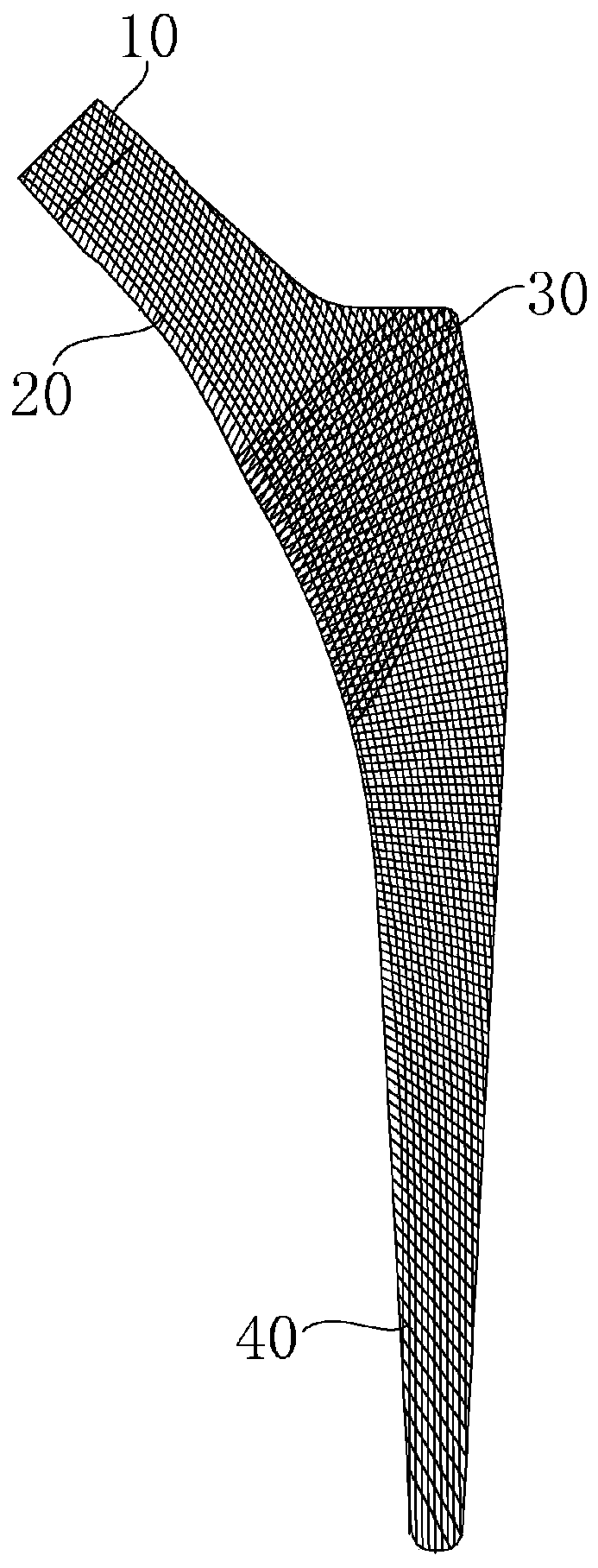 Femoral stem prosthesis and manufacturing method thereof