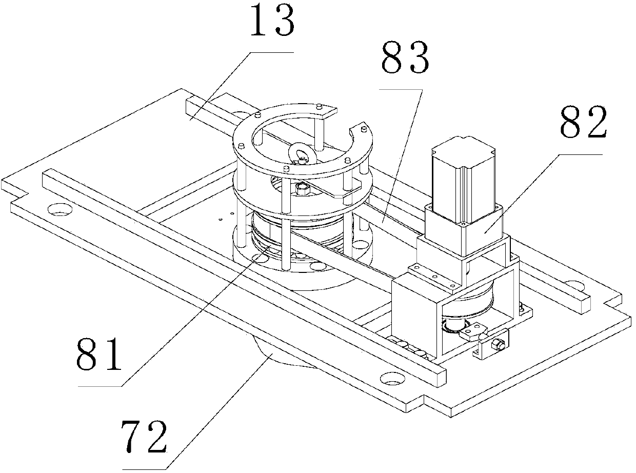 Load device for electric power fitting abrasion test machine