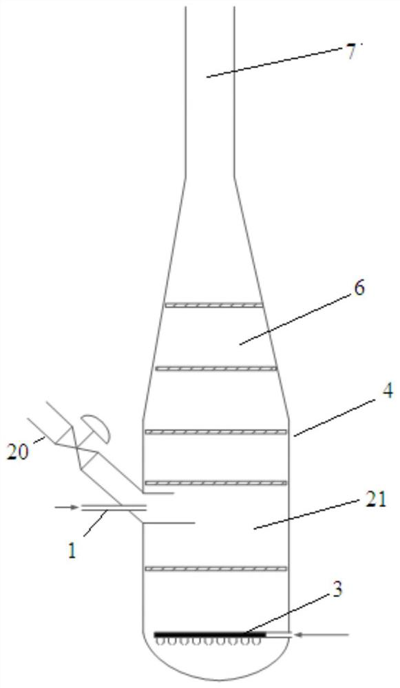 A kind of alkane catalytic dehydrogenation or catalytic cracking to olefin circulating fluidized bed reactor