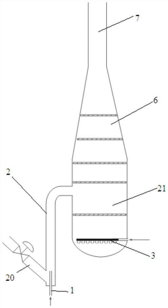 A kind of alkane catalytic dehydrogenation or catalytic cracking to olefin circulating fluidized bed reactor