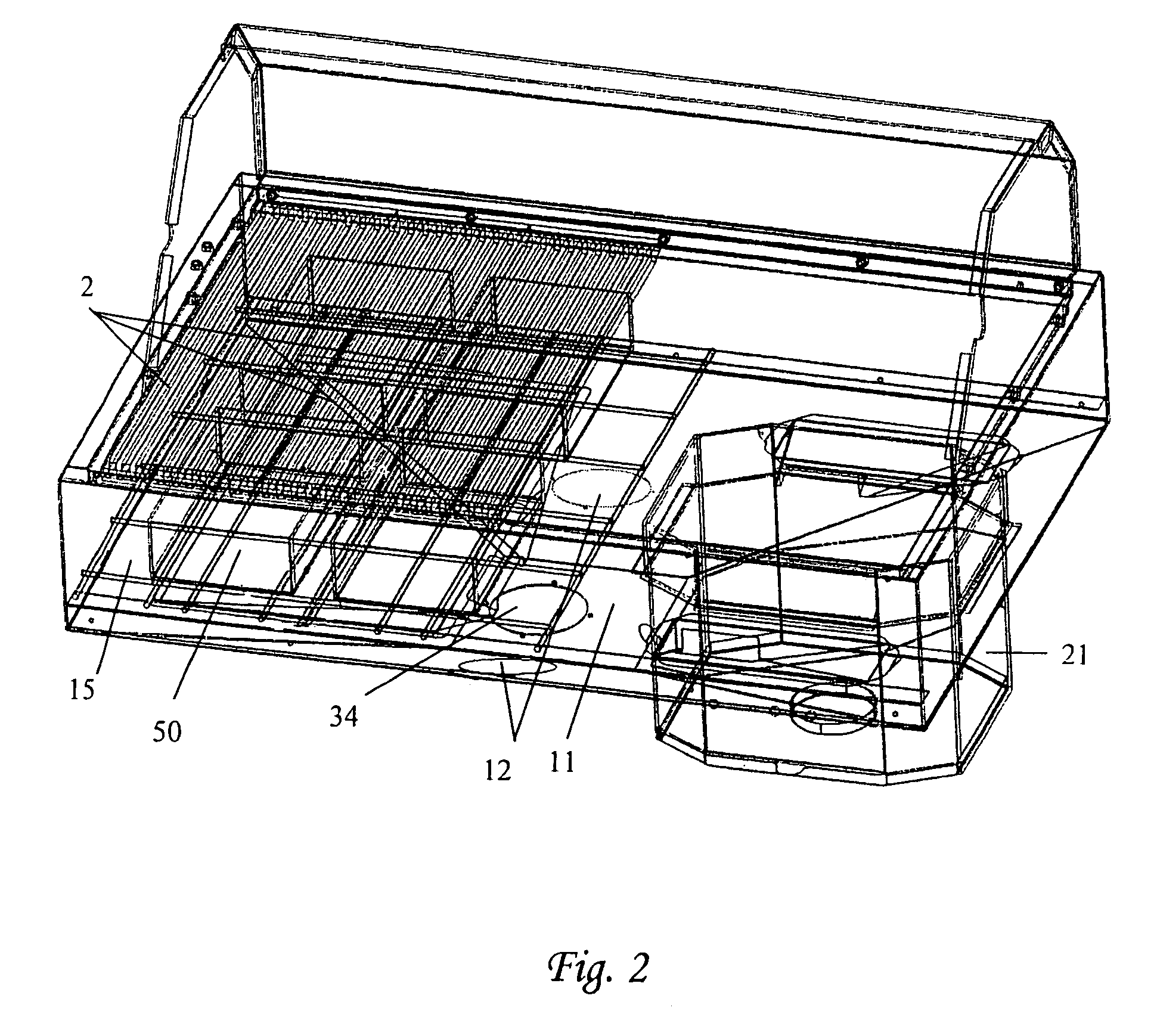 Rapid ignition air assisted charcoal grill with waste disposal