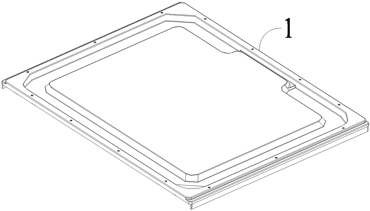 Top cover assembly of dishwasher