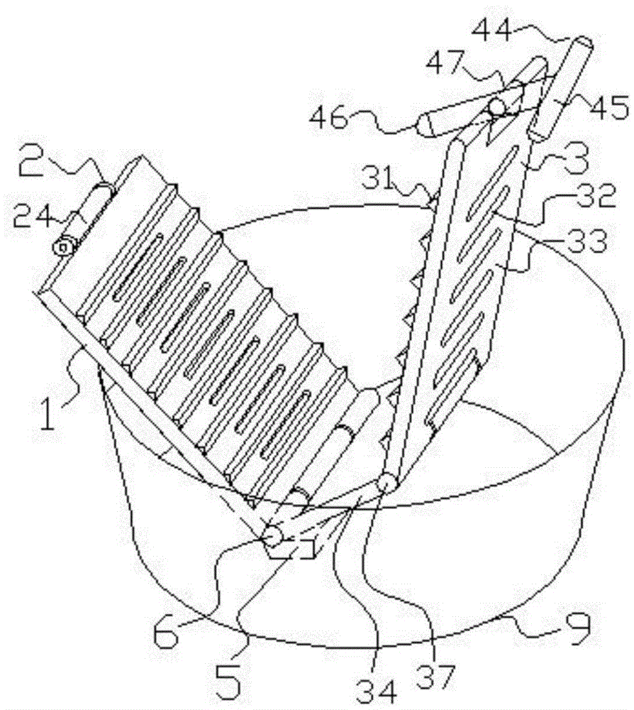 A manual washing machine