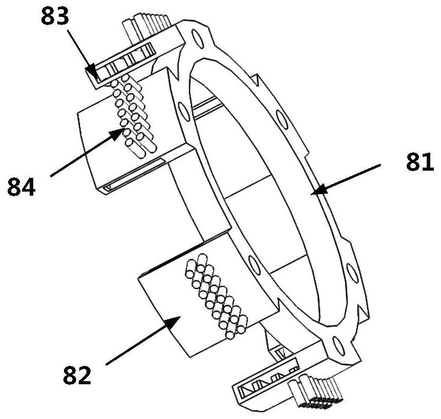 A loose wire winding motor